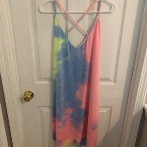SHEIN Multicolor Tie-Dye Chemise